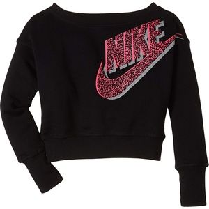 Nike Girls Seasonal Crew Neck L/S Sweat Shirt